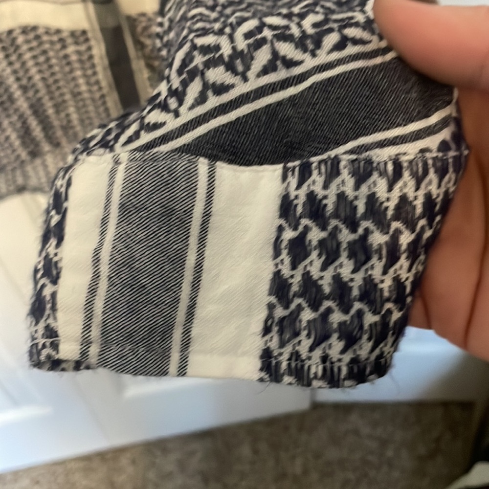 Rails Sz Xs Blue Patterned Boho Top Guc B1015 - image 4